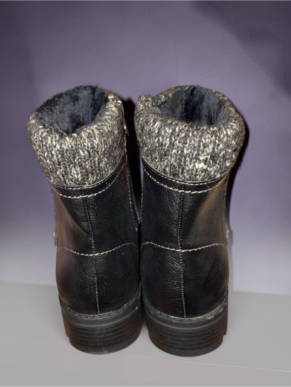 JSport by Jambu Violet Black Ankle Boots - Picture 4 of 6